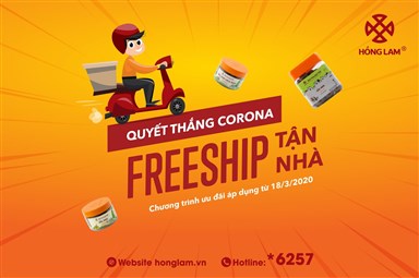 Chương trình ưu đãi Quyết thắng Corona, Freeship tận nhà